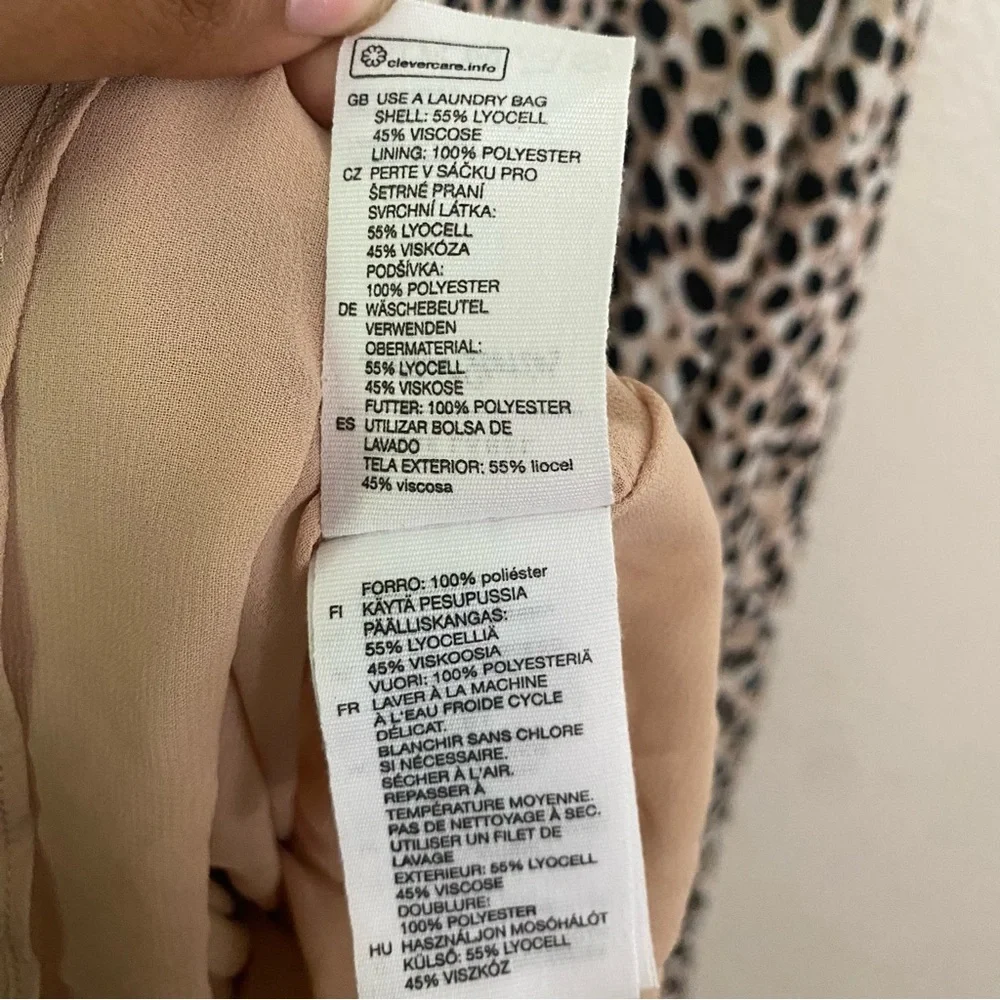 & Other Stories Gathered Leopard Maxi Dress - Picture 10 of 12